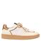 DWRS Mirabel teddy leren sneakers ecru