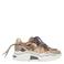 DWRS Jupiter chunky leren sneakers grijs/beige