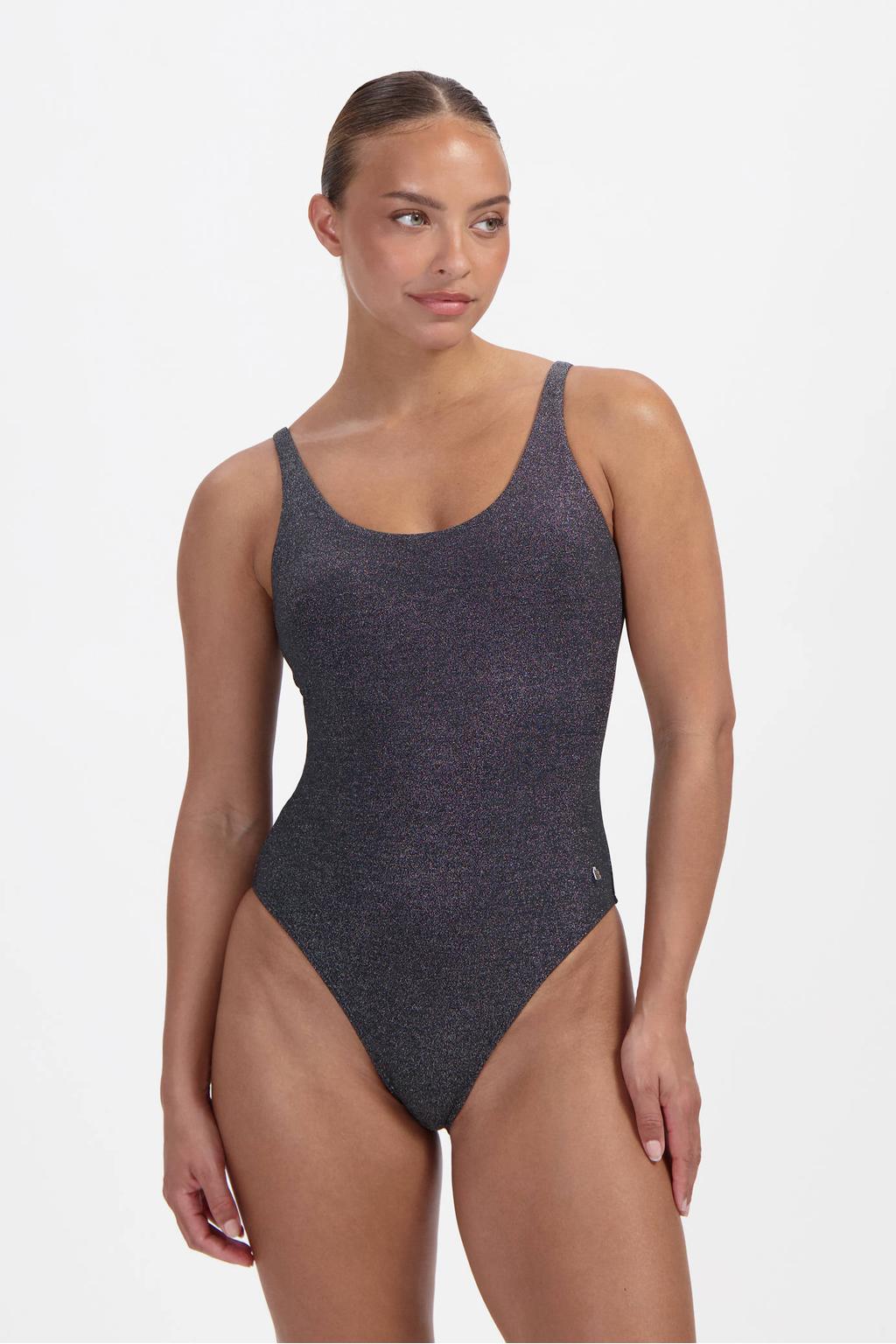 Beachlife Limited badpak met lurex zwart