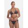 Beachlife Limited voorgevormde triangel bikinitop met lurex zwart