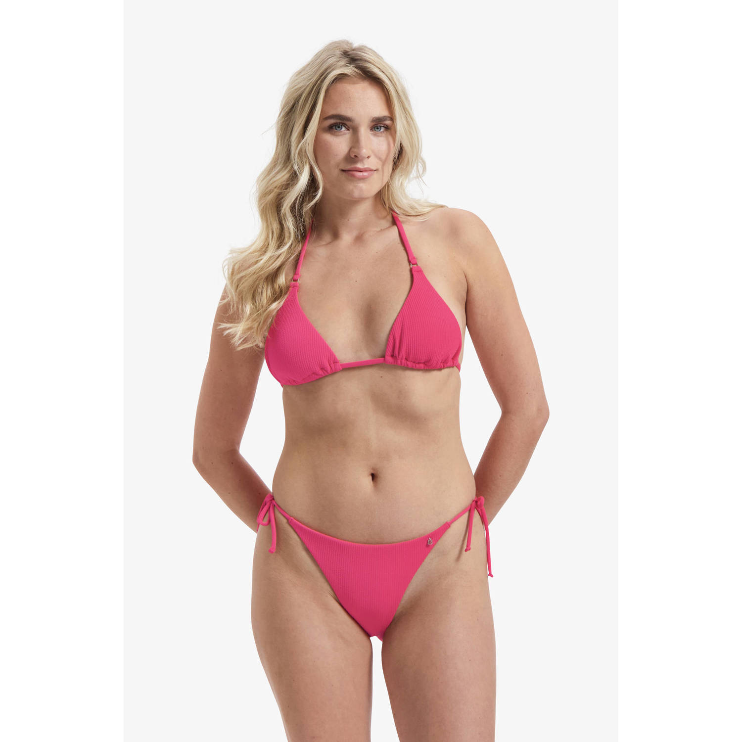 Beachlife Limited voorgevormde triangel bikinitop fuchsia