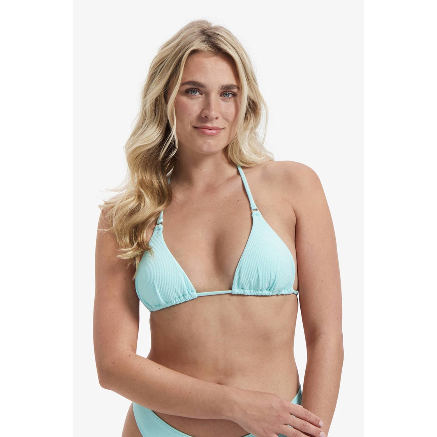 Beachlife Limited voorgevormde triangel bikinitop turquoise