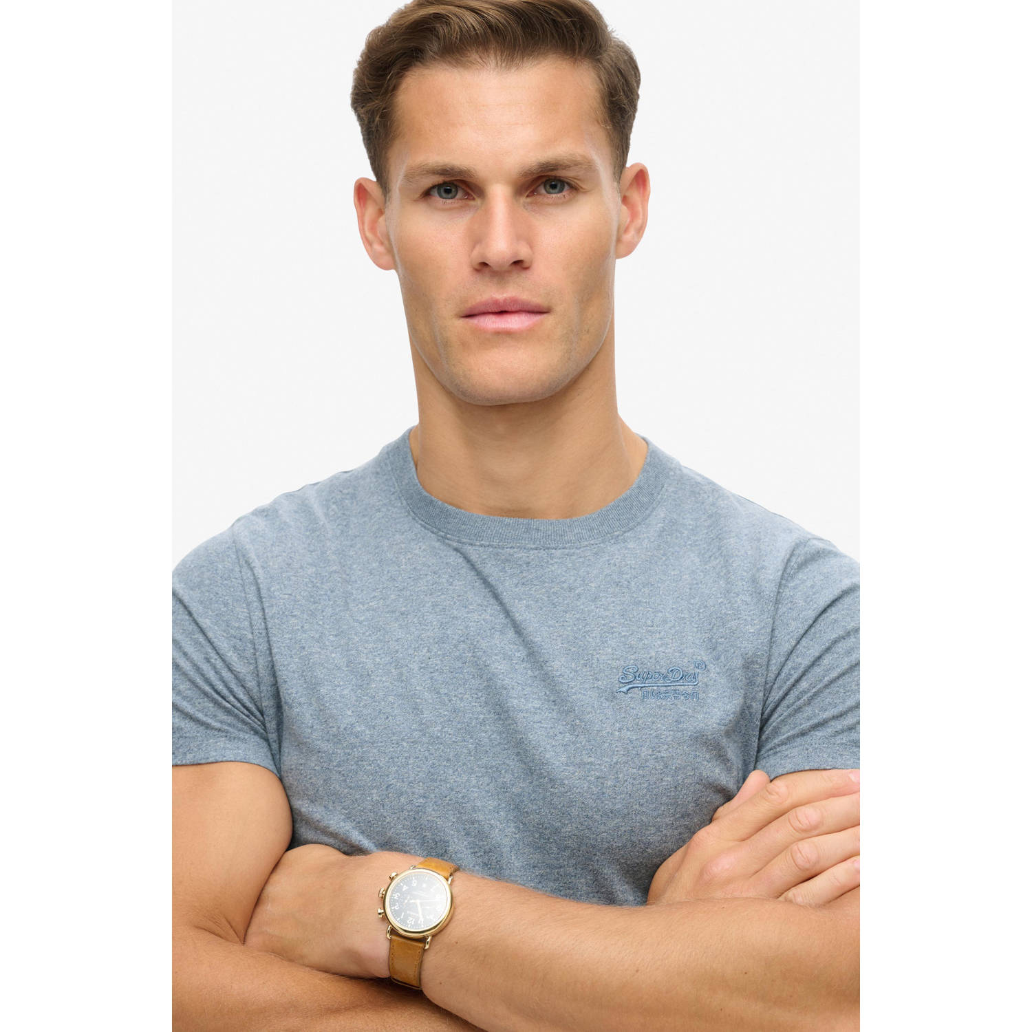 Superdry T-shirt blauw