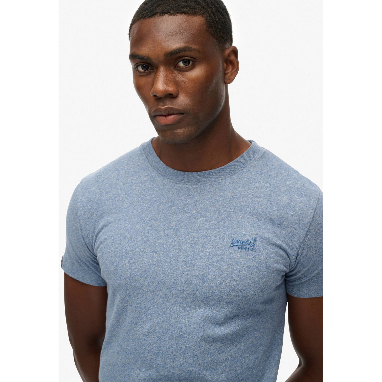 Superdry T-shirt blauw