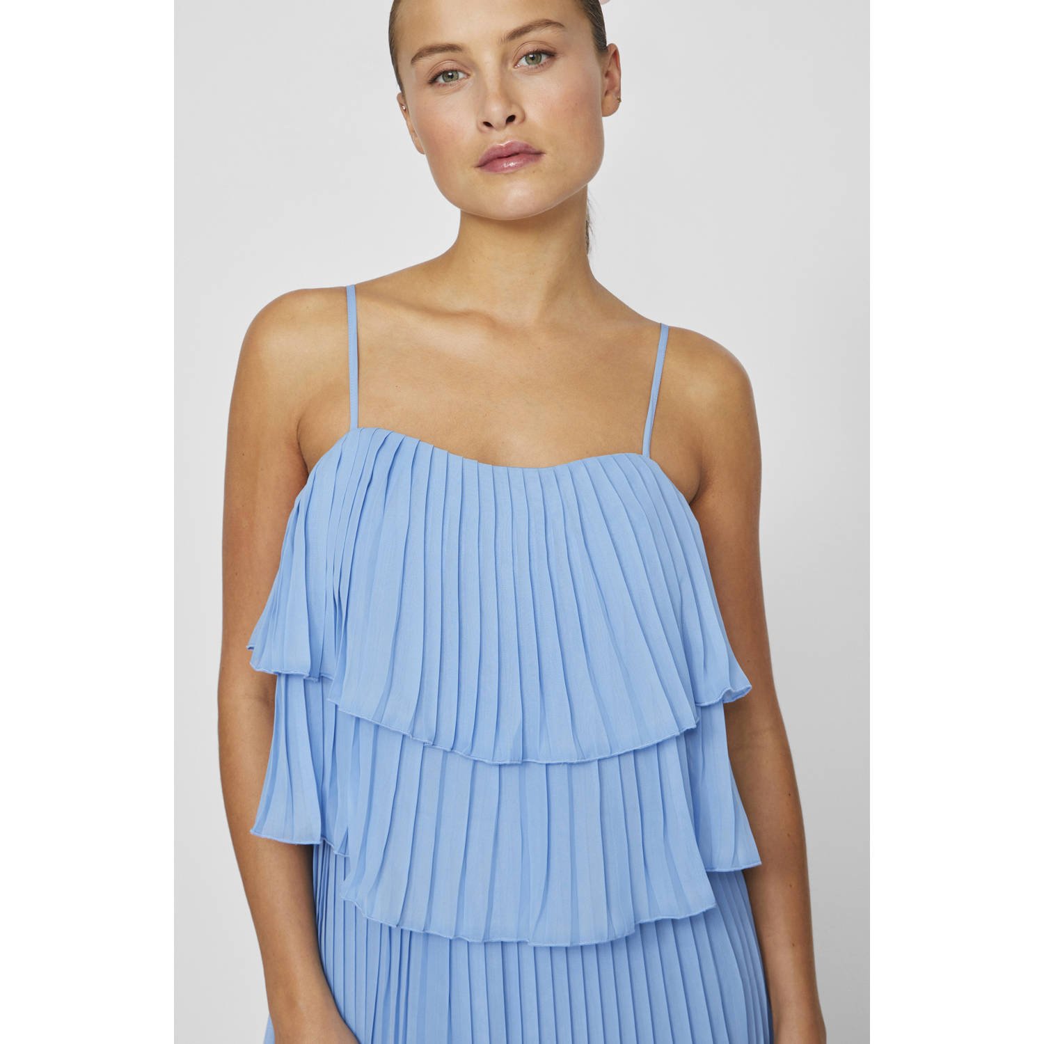 Vila Maxi-jurk met volants model 'CHIFFON'