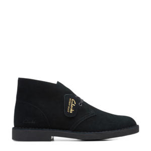 Evo suède veterboots zwart