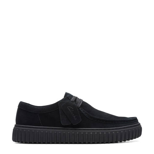 Clarks Torhill low suède bootschoenen zwart afbeelding