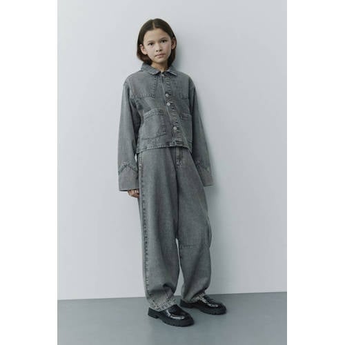 Sofie Schnoor loose fit jeans grey denim afbeelding