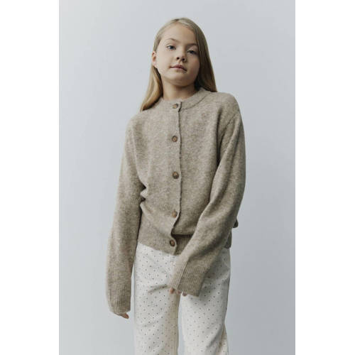 Sofie Schnoor vest beige fijn gebreid afbeelding