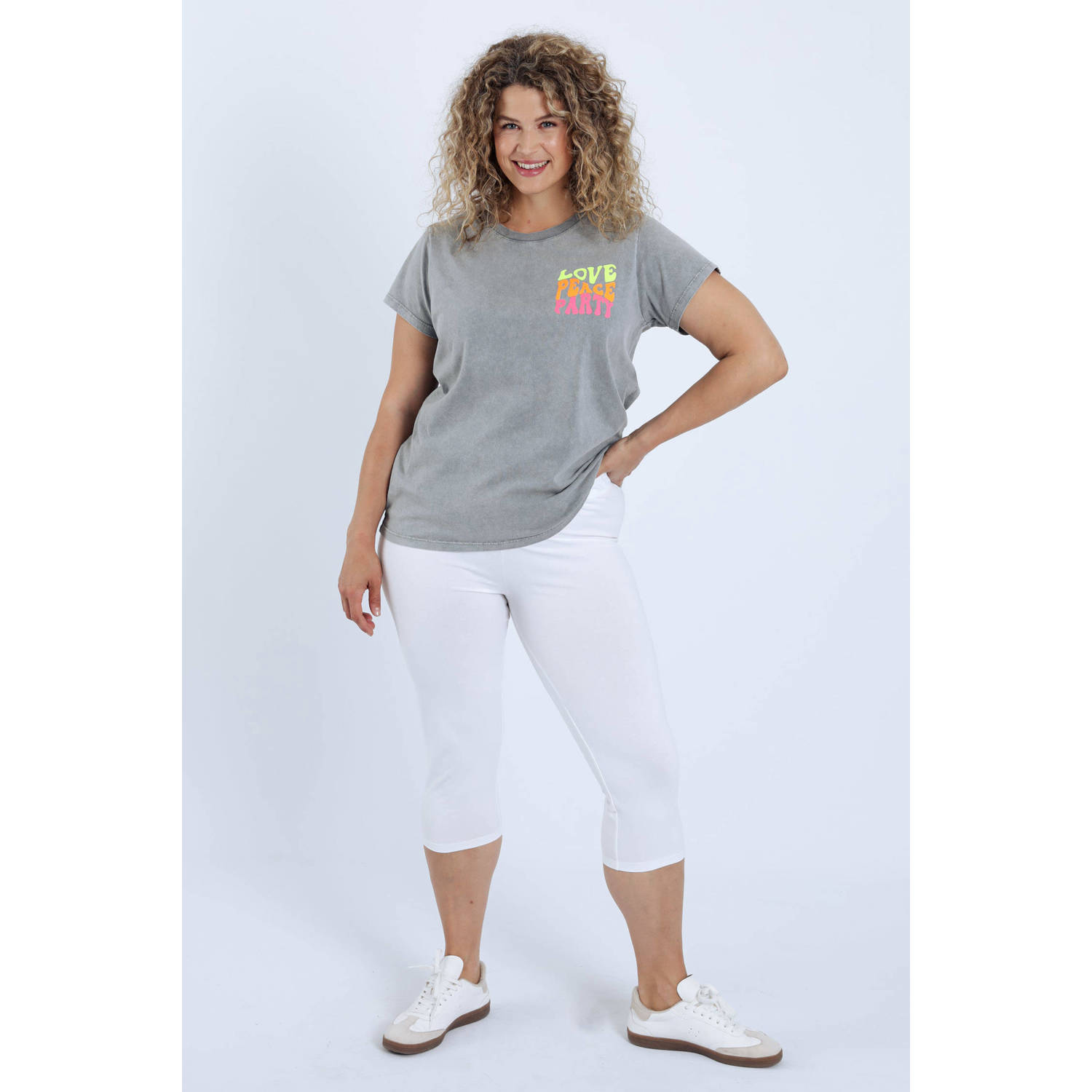 Paprika capri legging wit