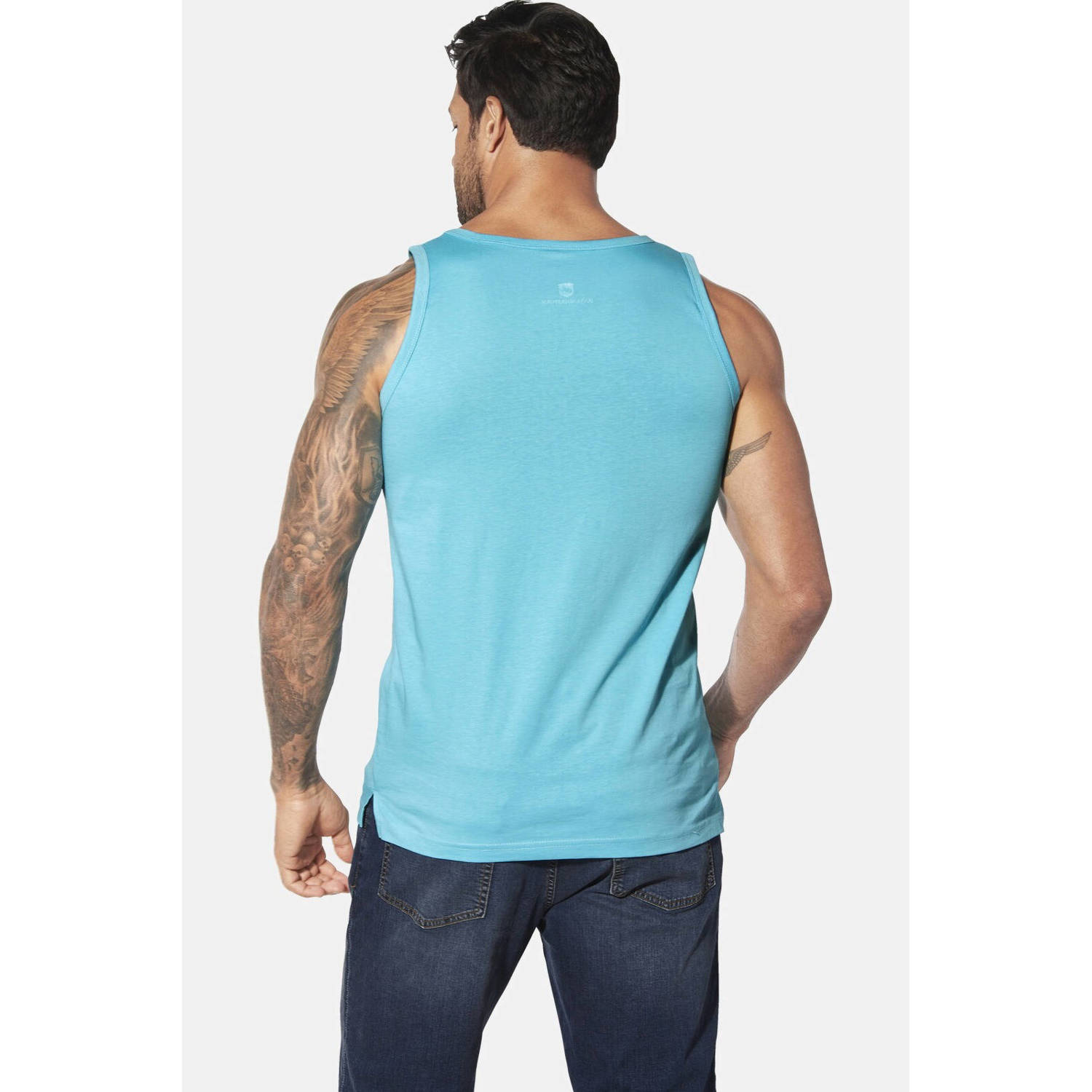 Jan Vanderstorm T-shirt FELTON Plus Size turquoise