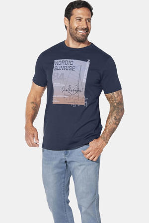T-shirt ARNOHELD Plus Size donkerblauw