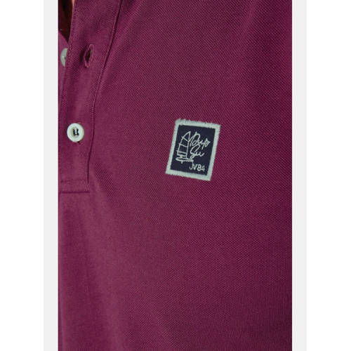 Jan Vanderstorm regular polo MORLAN Plus Size donkerrood afbeelding