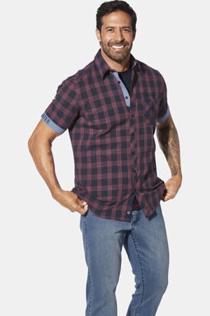 casual overhemd TEOPER Plus Size donkerblauw