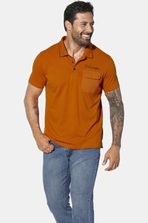 +FIT Collectie polo Plus Size STILTOR oranje