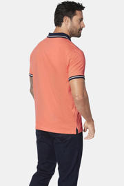 thumbnail: Jan Vanderstorm regular polo OLFTIN Plus Size koraalrood