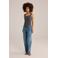 WE Fashion singlet rib gebreid grijs