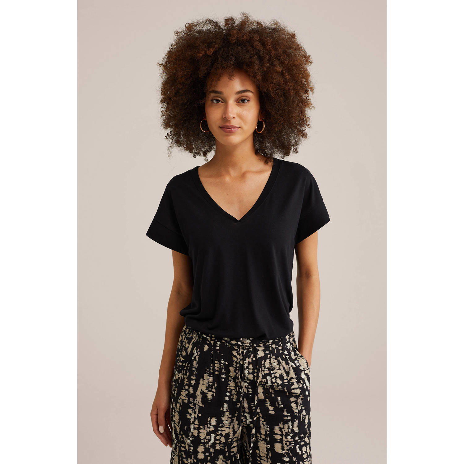 WE Fashion T-shirt zwart