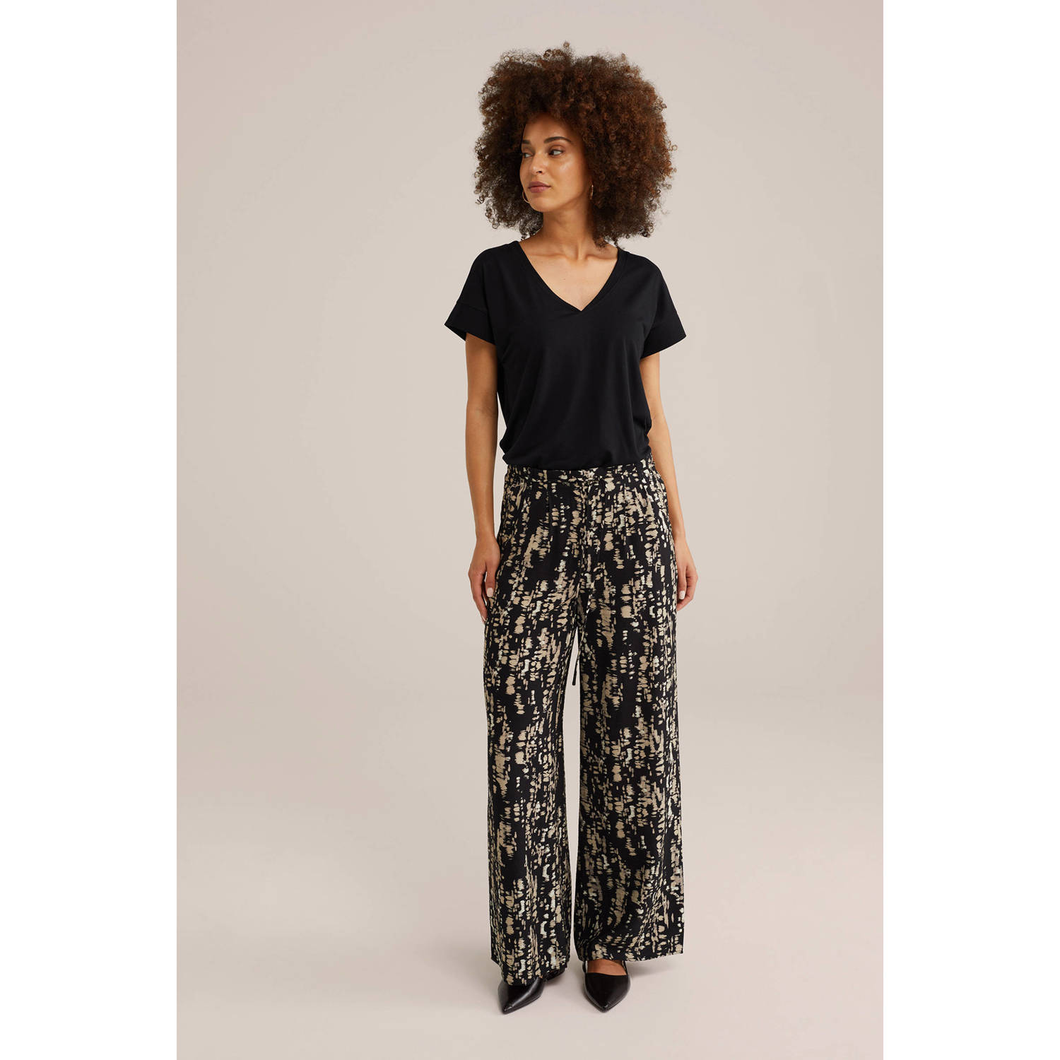WE Fashion T-shirt zwart