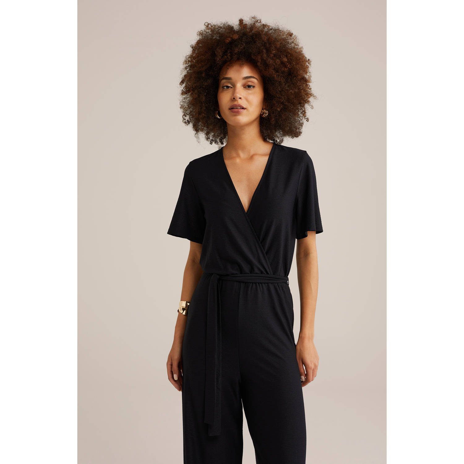 WE Fashion zwart jumpsuit