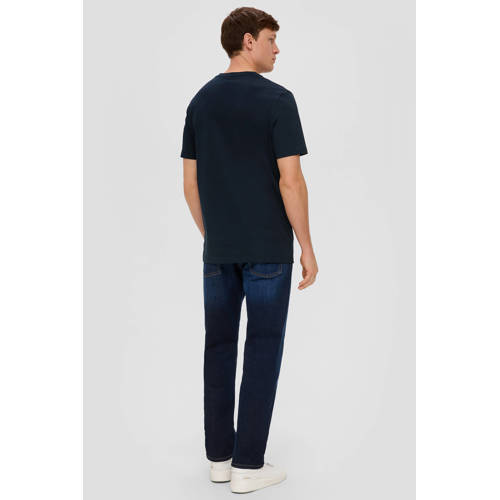 s.Oliver regular T-shirt donkerblauw - (set van 2) afbeelding