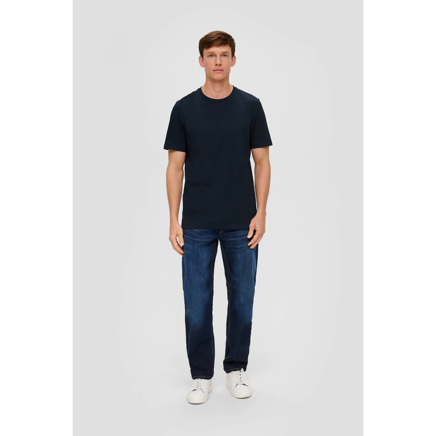 s.Oliver T-shirt donkerblauw (set van 2)