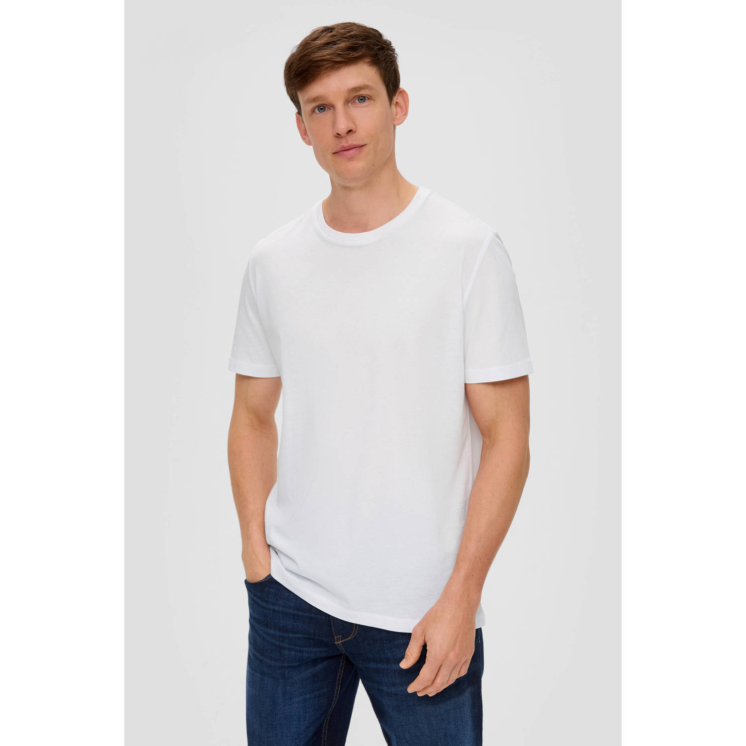 S.Oliver T-shirt wit (set van 2)