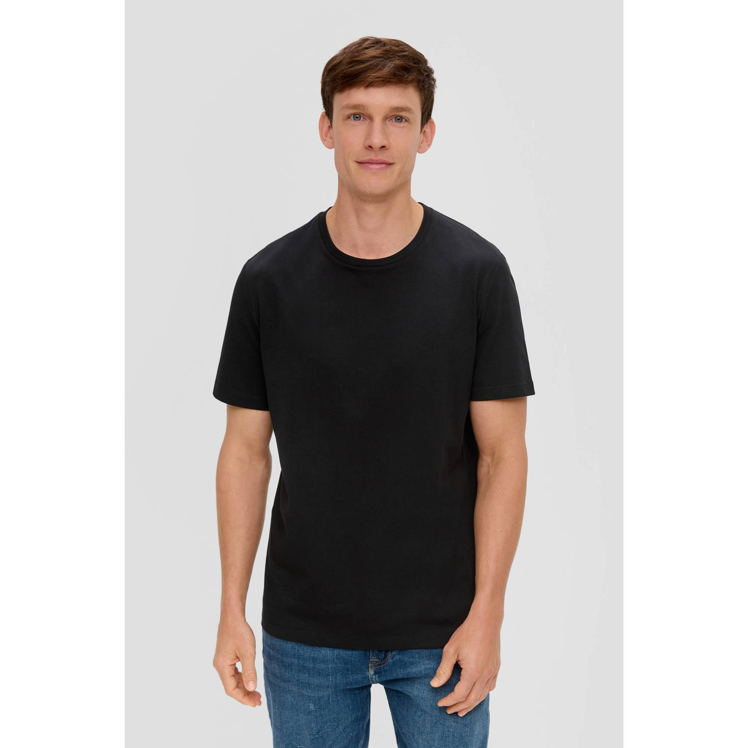 S.Oliver T-shirt zwart (set van 2)