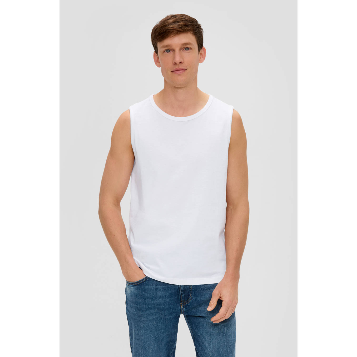 S.Oliver T-shirt wit (set van 2)