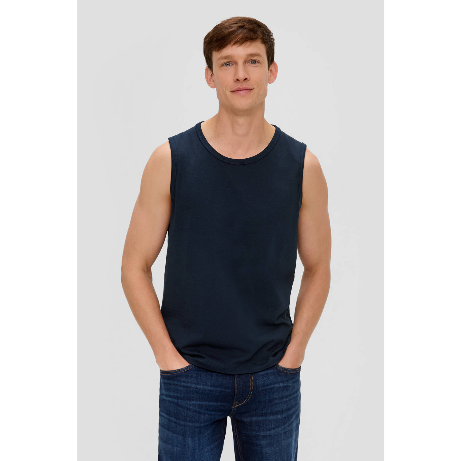 S.Oliver T-shirt donkerblauw (set van 2)