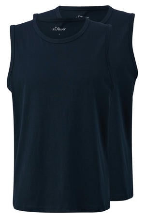 tanktop donkerblauw
