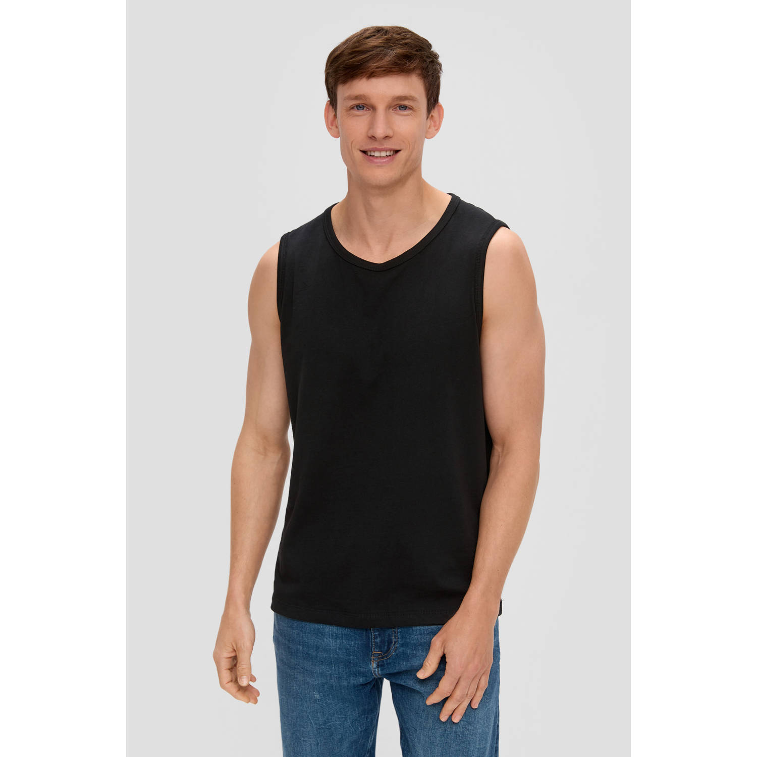 S.Oliver T-shirt zwart (set van 2)