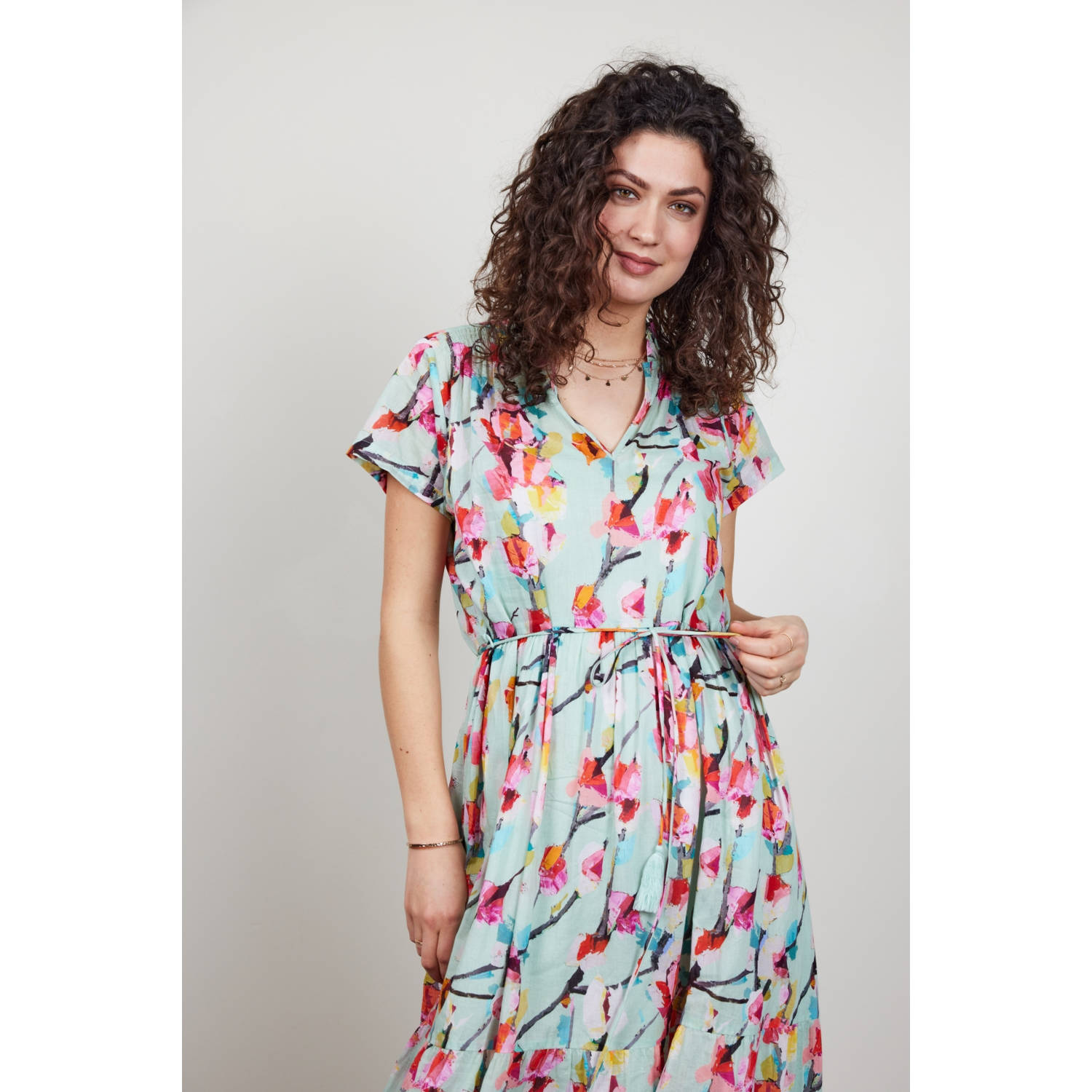 Didi maxi jurk multi