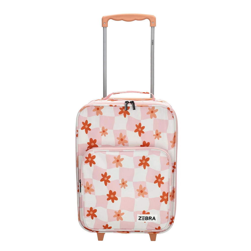 Zebra Trends trolley Adventure Flower lichtroze
