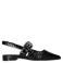 Cycleur de Luxe leren slingback loafers zwart