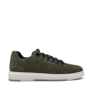 CX6 suède sneakers donkergroen