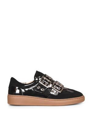Jawn B lakleren sneakers zwart