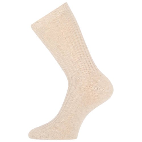 Marcmarcs geribde sokken beige afbeelding