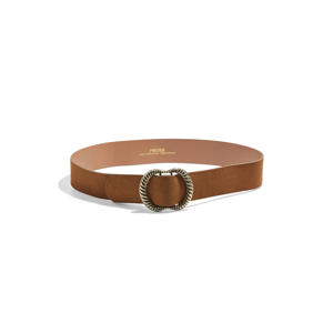 suède riem PCNIKKA cognac