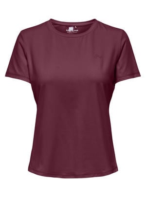 sportshirt ONPFONT donkerrood