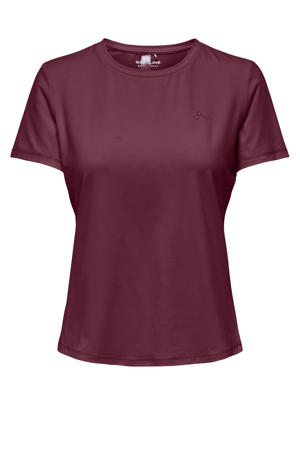 sportshirt ONPFONT donkerrood