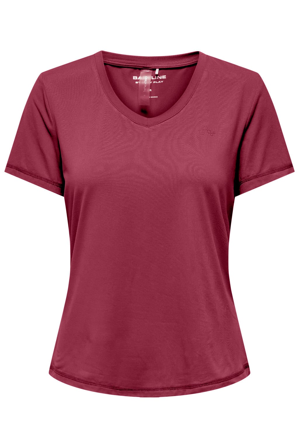ONLY PLAY sportshirt - donkerrood
