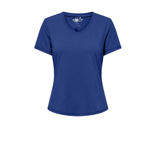 ONLY PLAY sportshirt ONPFONT LIFE donkerblauw afbeelding