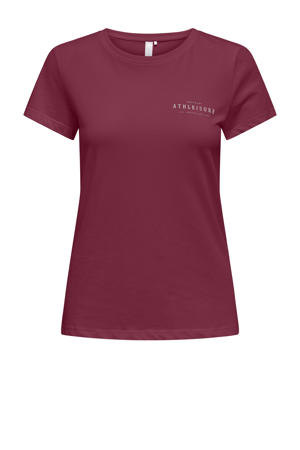 sportshirt donkerrood