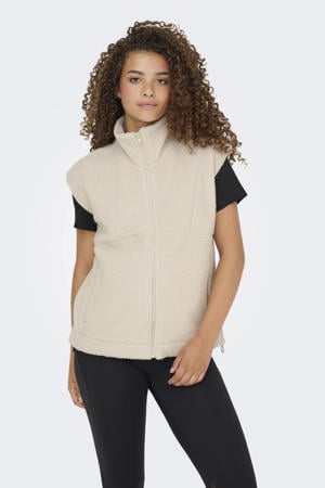 teddy bodywarmer ONPMON ecru