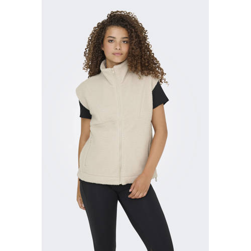 ONLY PLAY bodywarmer ONPMON ecru afbeelding