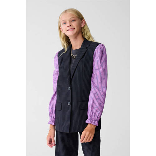 Shoeby regular fit blazer donkerblauw afbeelding