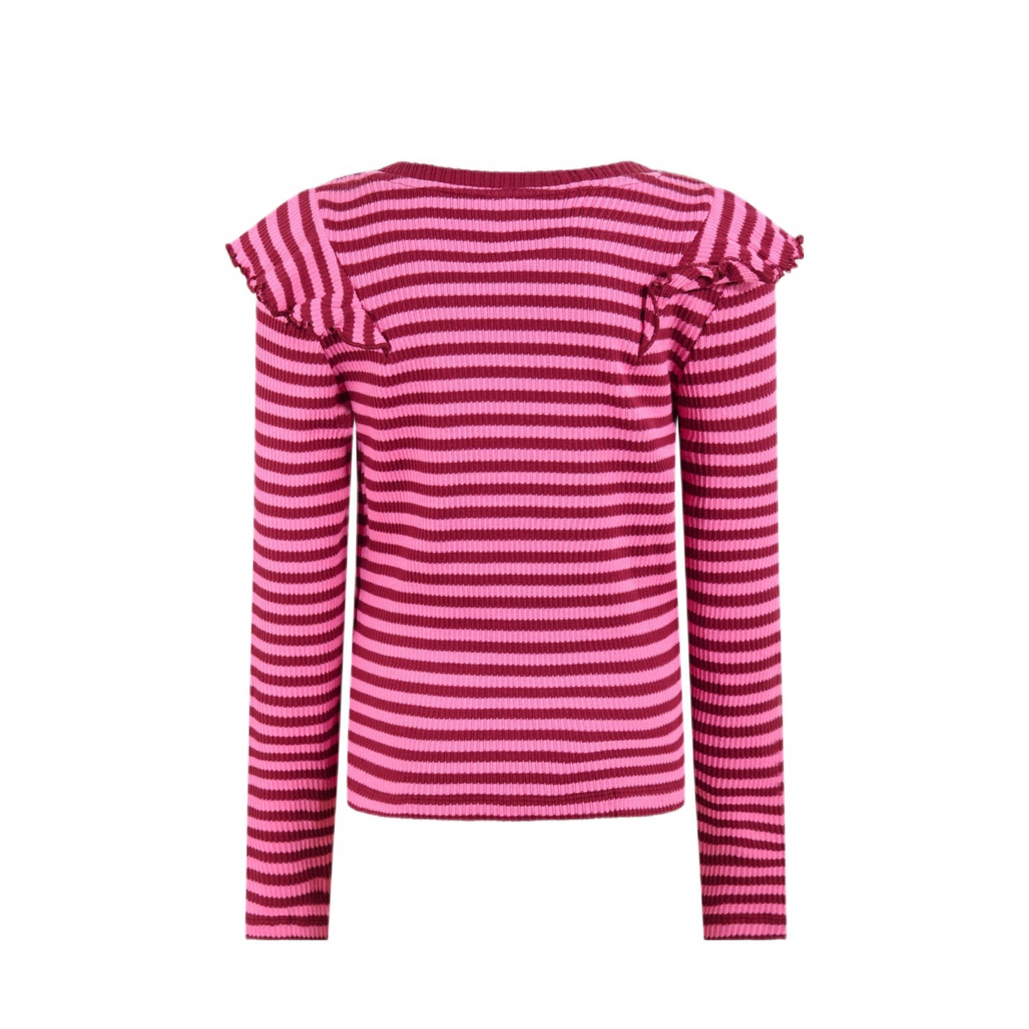 Shoeby longsleeve roze rib gebreid
