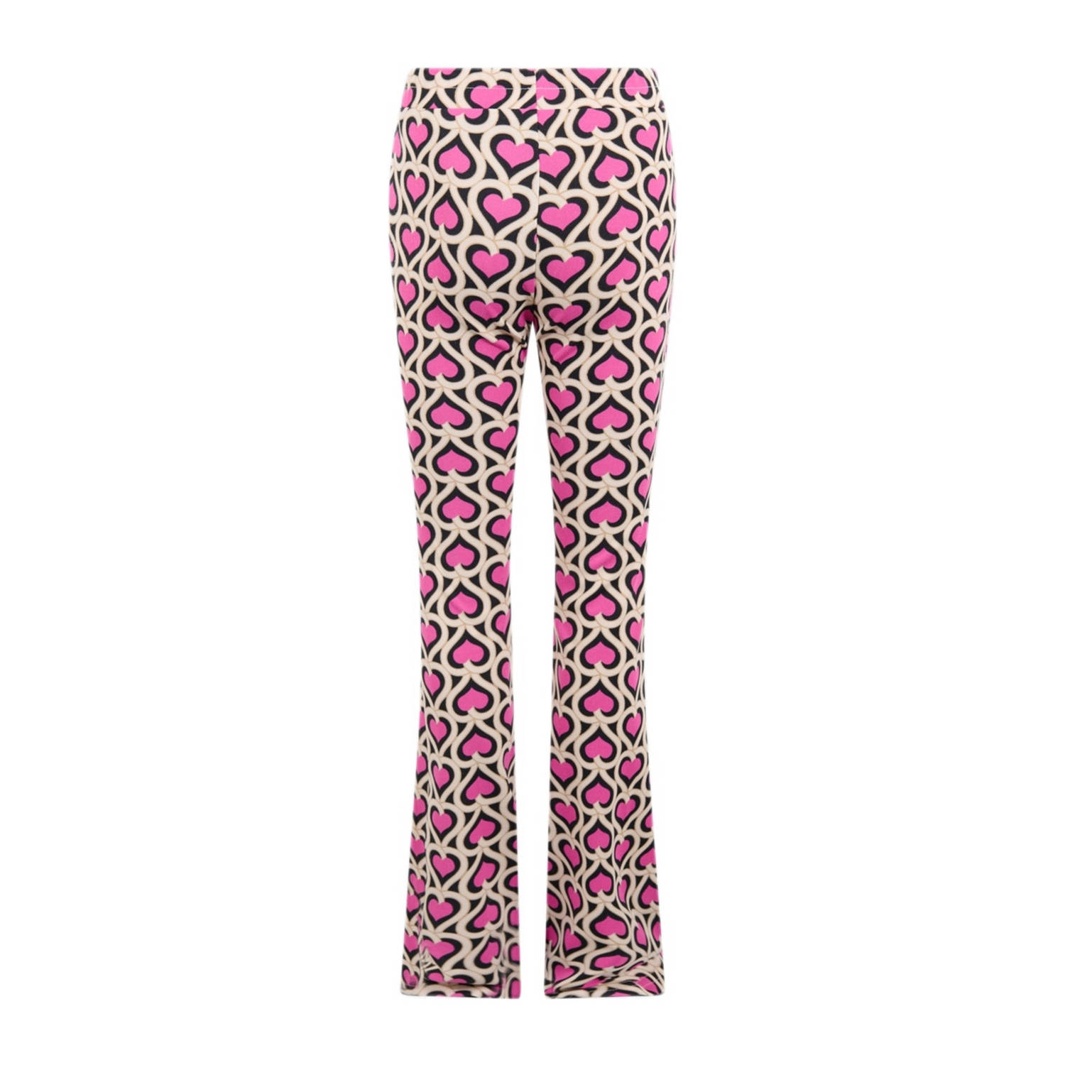 Shoeby flared broek roze