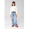 Shoeby high waist straight leg jeans light blue denim